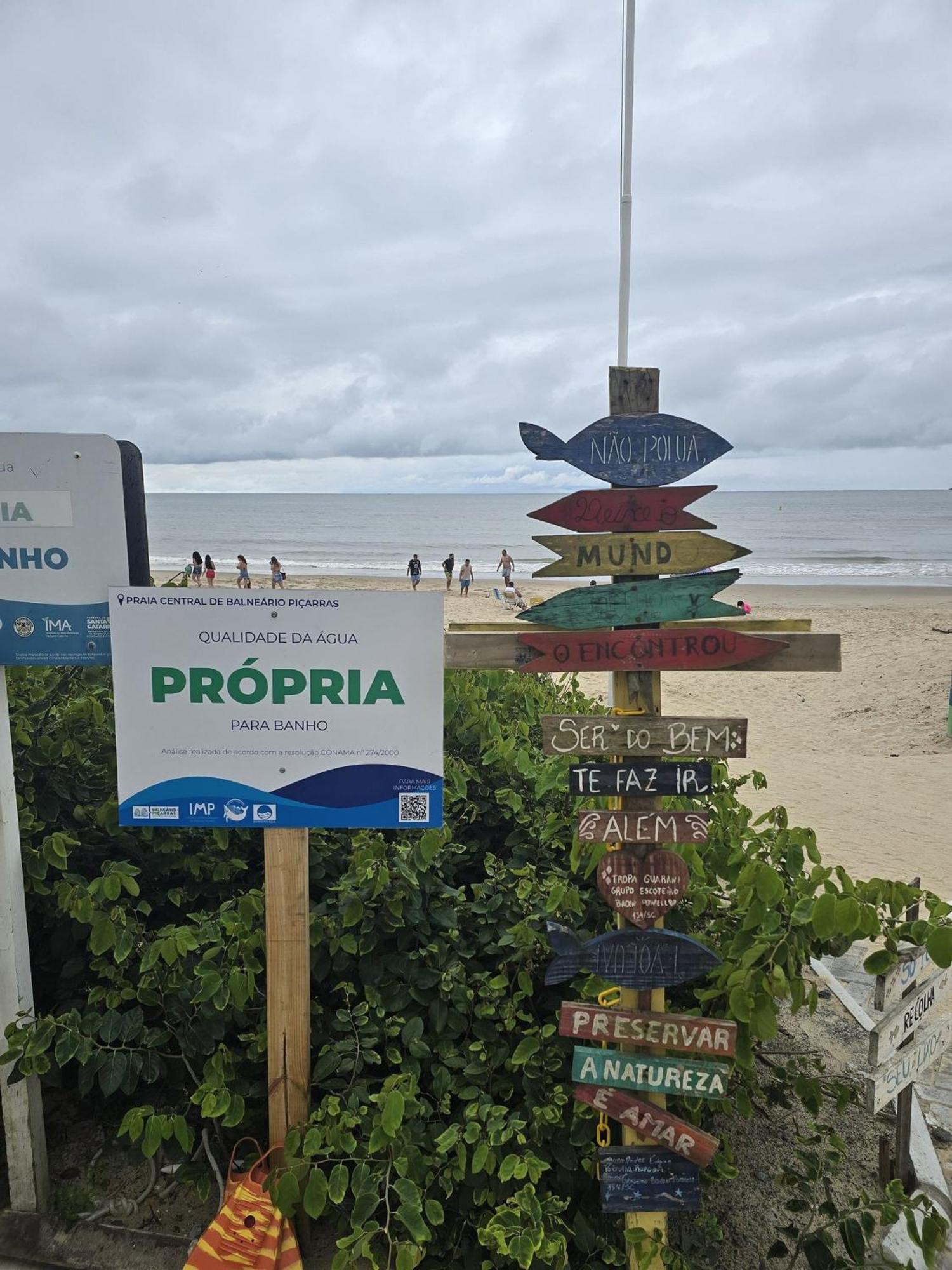 Ap Aloha 501 Vista Mar Da Praia Balneario Piçarras Eksteriør billede